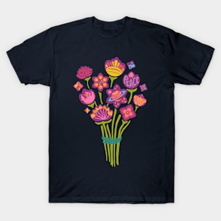 Psychedelic Meadow Bouquet T-Shirt